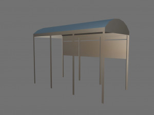 stainless roof Modelo 3D