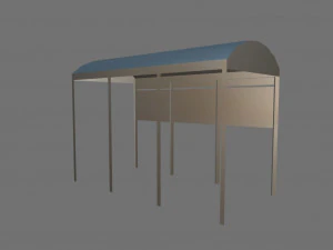 stainless roof 3D Model