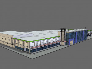 3d mall building 3D Model