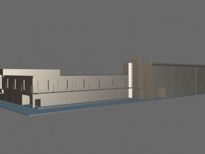3d mall building 3D Model