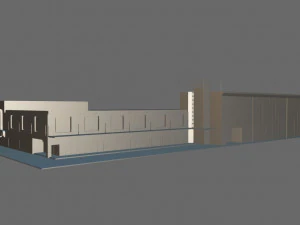 3d mall building 3D Model
