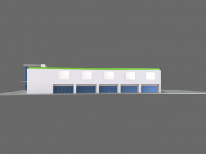 3d mall building 3D Model