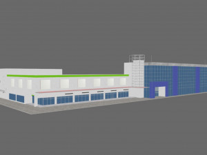 3d mall building 3D Model