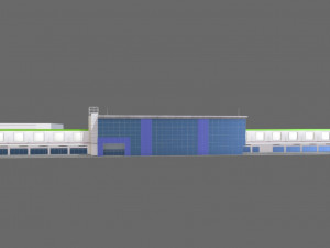 3d mall building 3D Model