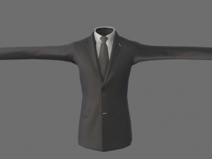 suit model Modello 3D
