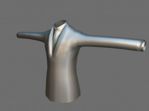 suit model Modello 3D