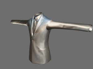 suit model Modello 3D