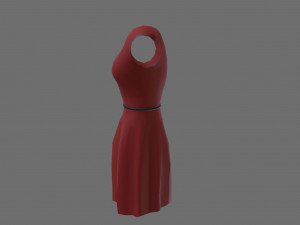 dress 001 3D 모델