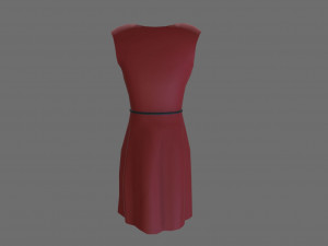 dress 001 3D 모델