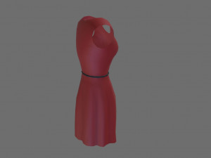 dress 001 3D 모델