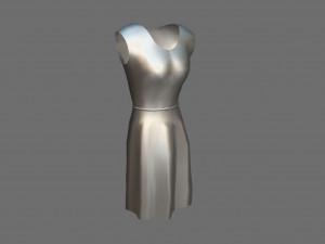 dress 001 3D 모델