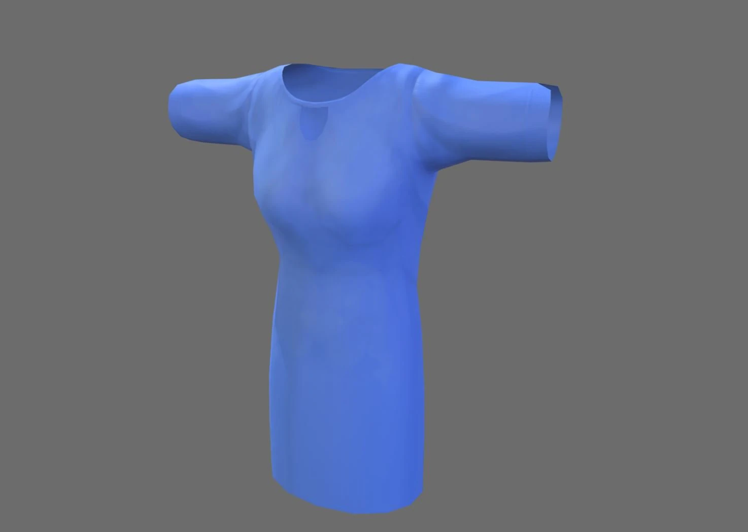 dress 002 3D Model .c4d .max .obj .3ds .fbx .stl .blend
