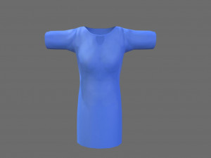 dress 002 3D 模型