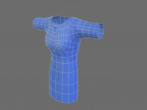 dress 002 3D 模型