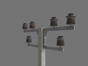 electric pole 3Dモデル