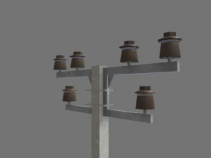 electric pole 3D Model