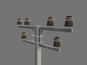 electric pole 3Dモデル
