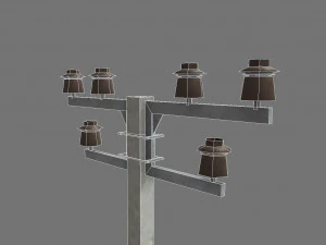 electric pole 3D Model