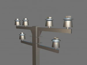 electric pole 3D Model