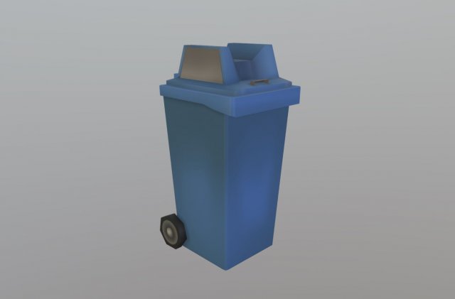 trash can 3D Model .c4d .max .obj .3ds .fbx .stl .blend 