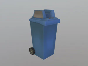 &ccedil;&ouml;p tenekesi 3D Model