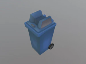 कचरे का डब्बा 3D मॉडल