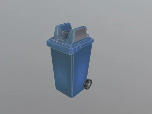 कचरे का डब्बा 3D मॉडल