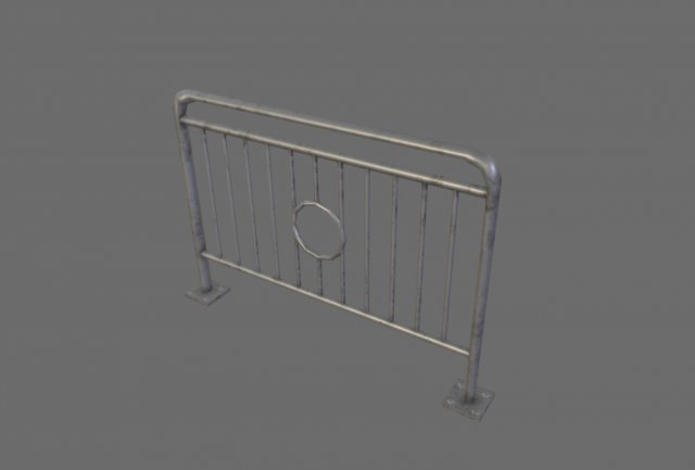 fence model 01 3D Model .c4d .max .obj .3ds .fbx .stl .blend 