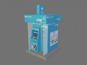 pinautomaat kiosk 3D Model