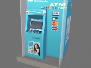 atm kiosk 3D Модель