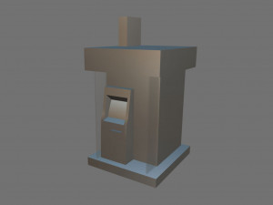 atm kiosk 3D Модель