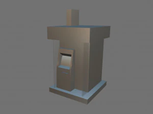 atm kiosk 3D Model
