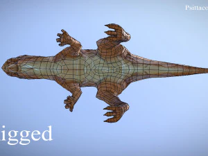 thai dinosaur psittacosaurus 3D Model