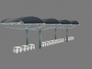 bus stop 3D Model