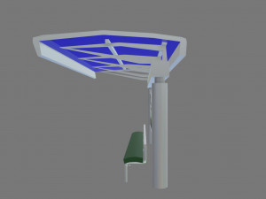 bus stop 02 Modello 3D