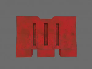 traffic barrier 3D Model
