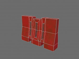 traffic barrier 3D Model