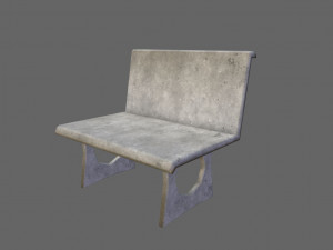 bench 01 3D 모델