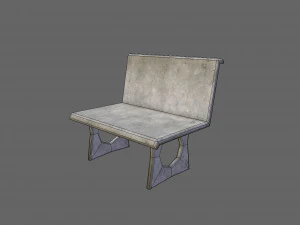 बेंच 01 3D मॉडल