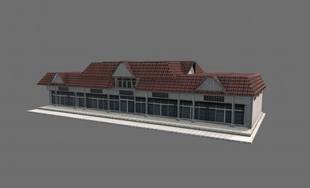 building 04 Model 3D .c4d .max .obj .3ds .fbx .stl .blend 