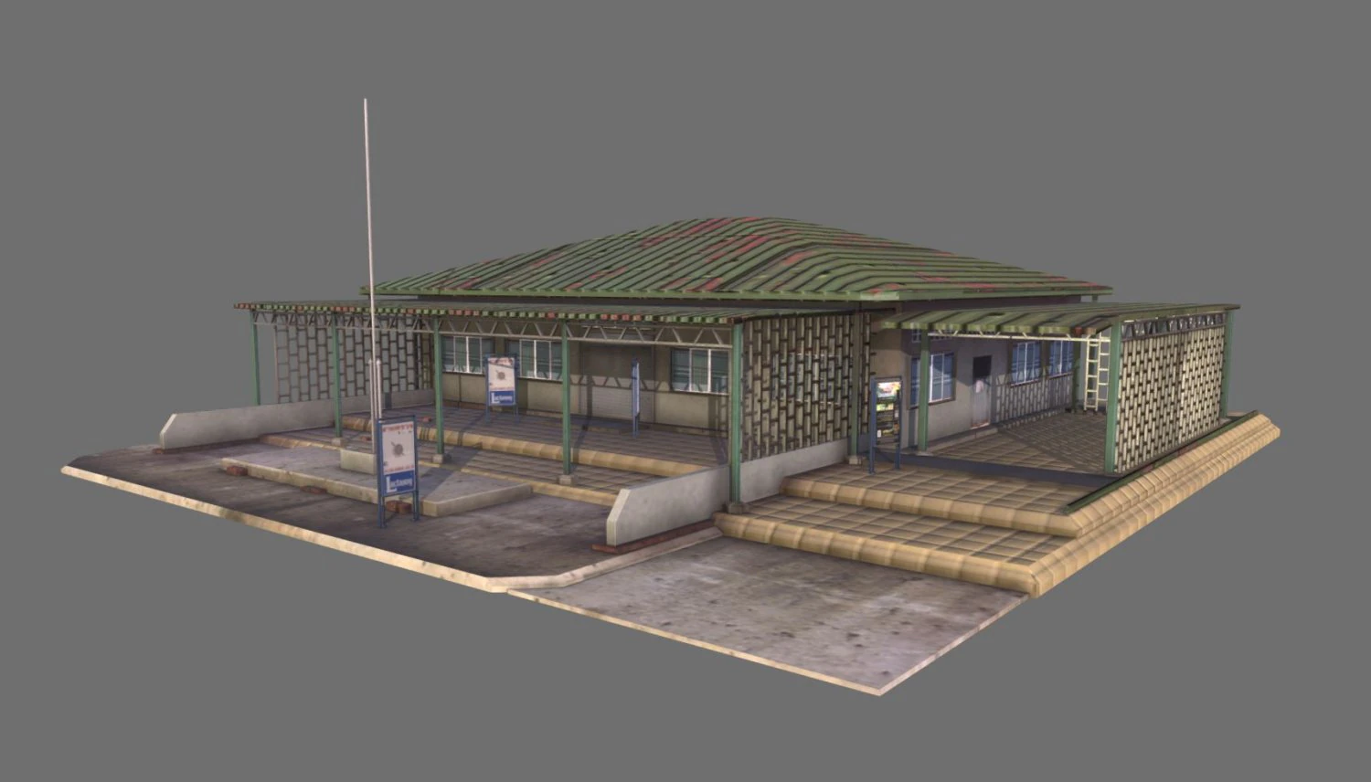 building 08 model 3D Model .c4d .max .obj .3ds .fbx .stl .blend