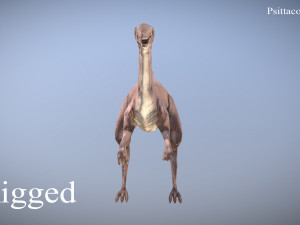 thai dinosaur kinnareemimus Modello 3D