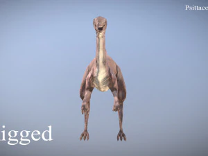 thai dinosaur kinnareemimus 3D Model