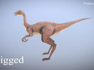 thai dinosaur kinnareemimus 3D Model