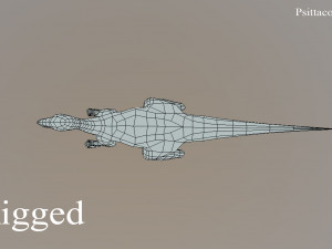 thai dinosaur kinnareemimus Modello 3D