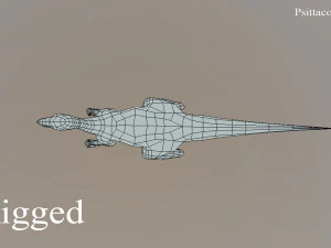 thai dinosaur kinnareemimus 3D Model