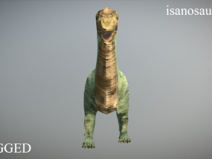 thai dinosaur isanosaurus Modello 3D