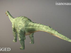 thai dinosaur isanosaurus Modello 3D