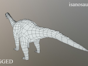thai dinosaur isanosaurus Modello 3D