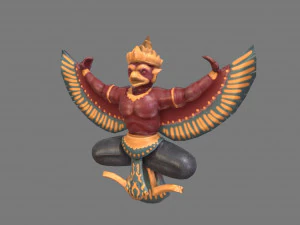 statue de garuda Modèle 3D